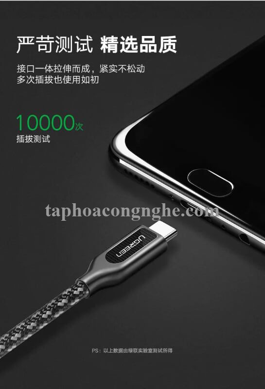 Ugreen 50223 0.5M Cáp USB TypeC sang USB mạ Zinc alloy cao cấp US265 30050223